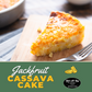 Made to Order Cassava Cake with Jackfruit - Filipino Delicacy - 9 inch Party Tray.