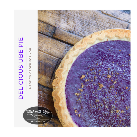 Made to Order Ube Pie with Macapuno (Coconut Sports)