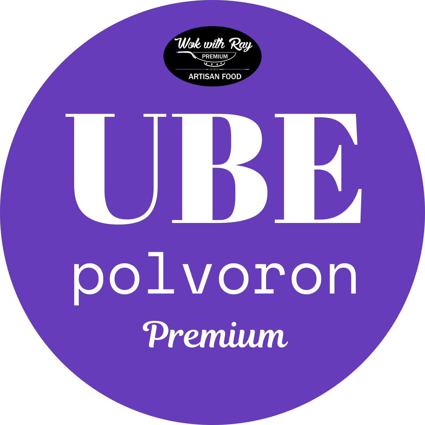 Ube Premium Polvoron by Wok with Ray